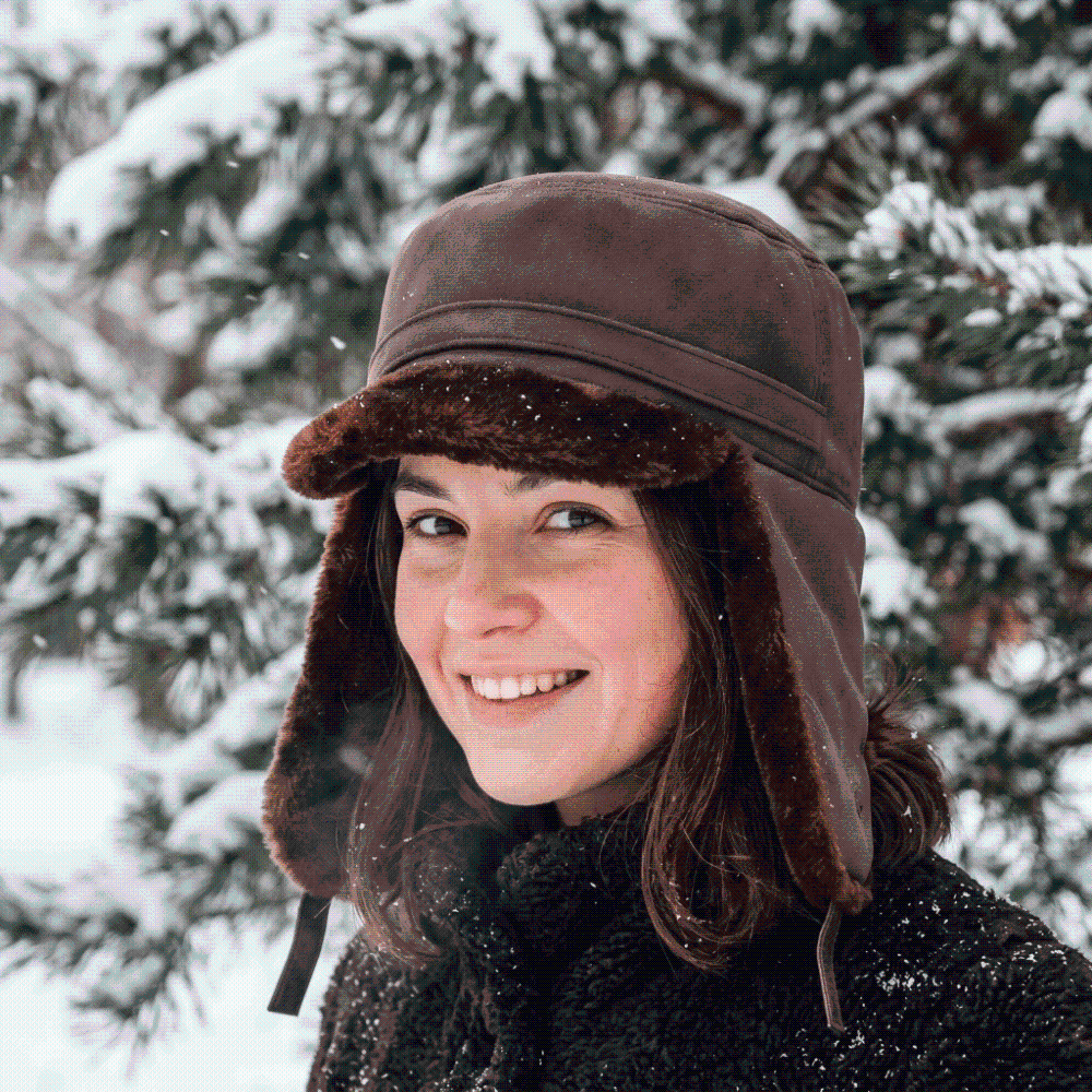 Trapper Hat Ear Flap - หมวกกันลมสำหรับผู้ชาย หมวกกันหนาวแบบหนา หมวกเล่ยเฟิงบุฉนวนนุ่ม ระบายอากาศได้ดี ปรับได้ มีที่ปิดหู