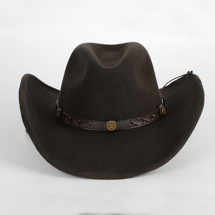 X4007 100% ขนสัตว์คาวบอยหมวกกั - Fedora Hat Wool บทวิจารณ์และราคา