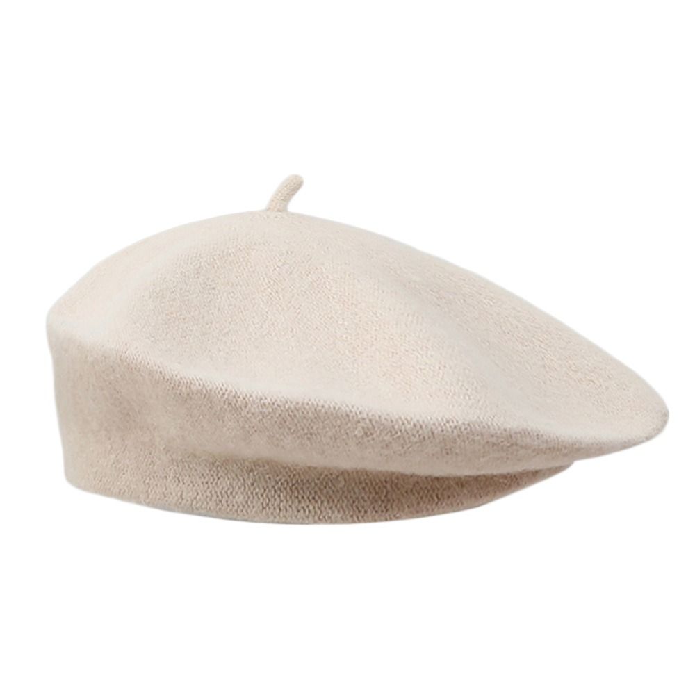 หมวกเบเร่ต์ขนสัตว์สำหรับฤดูใบไ - Beret French Wool บทวิจารณ์และราคา