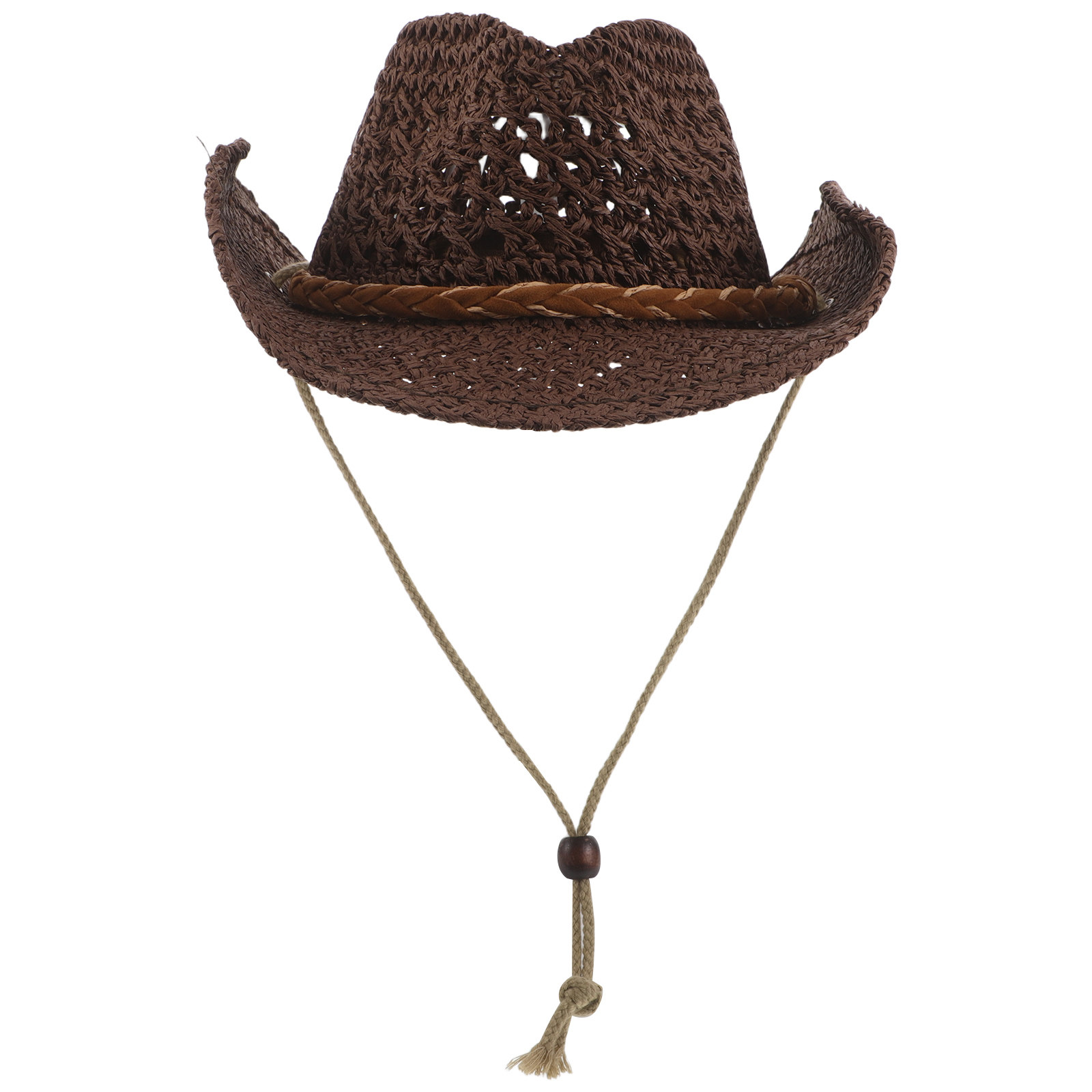 หมวกคาวบอยเด็กสไตล์ตะวันตก ปีก - Cowboy Hat Straw บทวิจารณ์และราคา