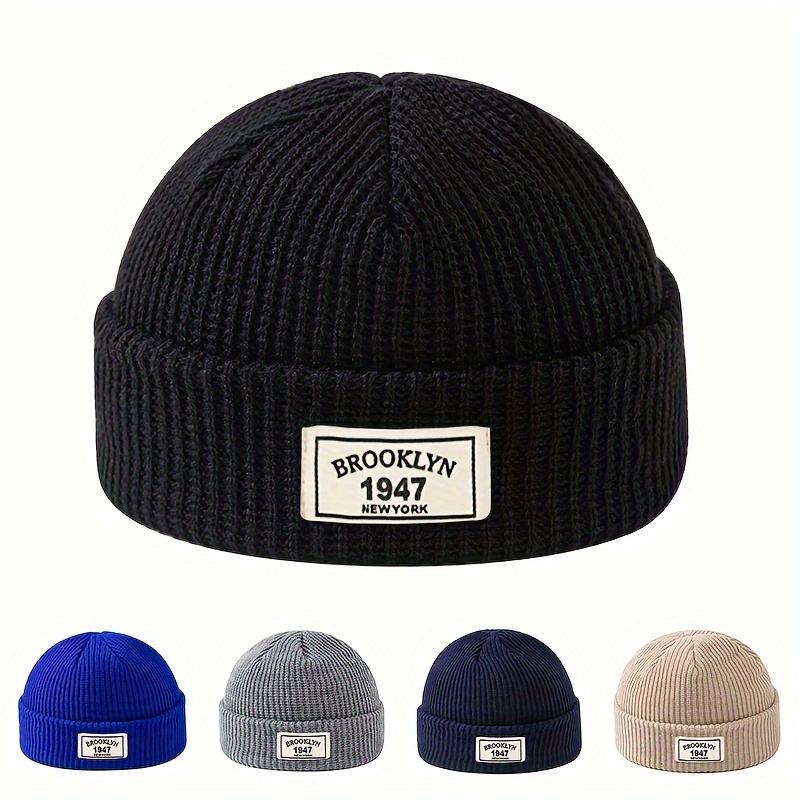 หมวกบีนนี่ถักลายริบบิ้นแบบยูนิ - Beanie Cuffed Knit บทวิจารณ์และราคา