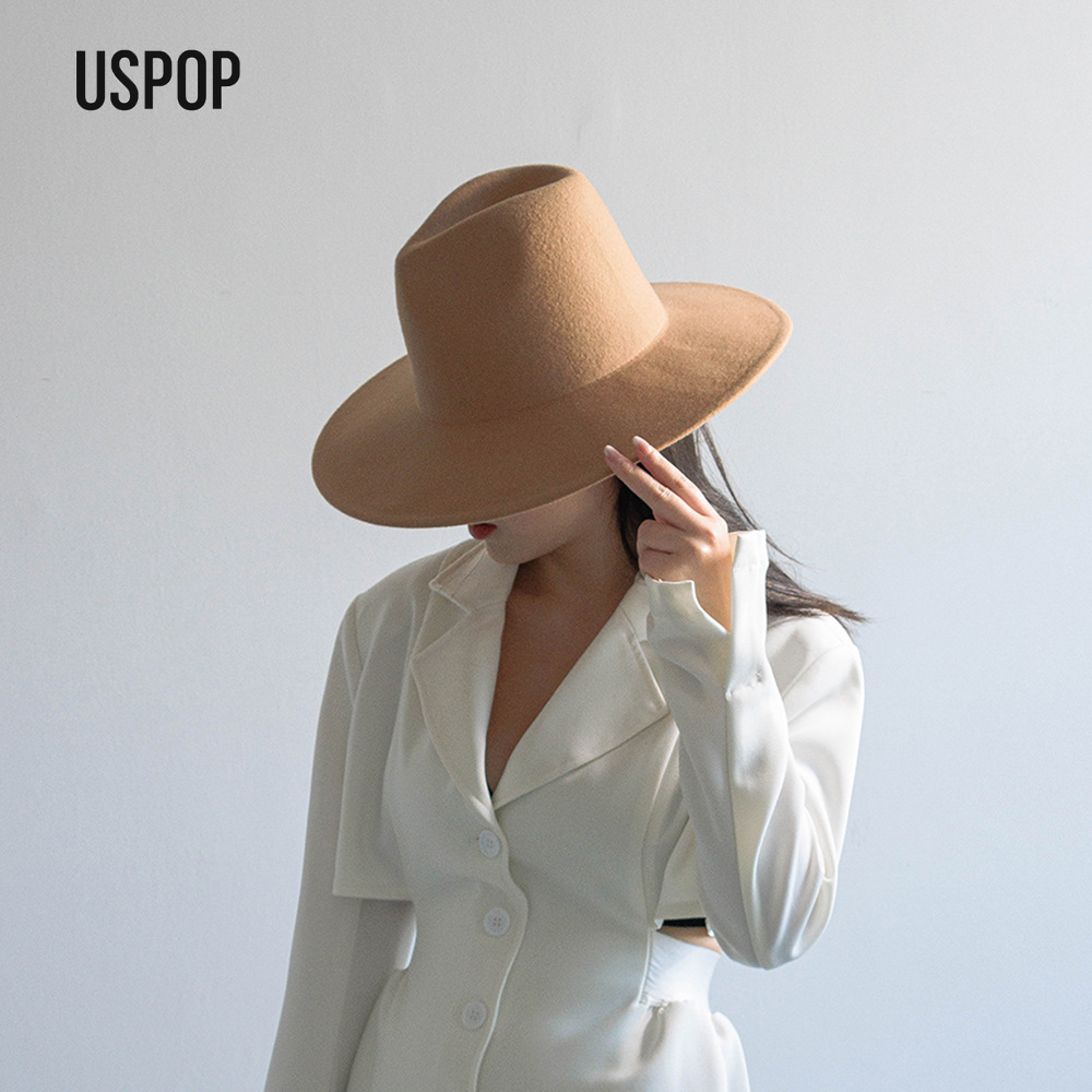หมวกเฟโดราขนสัตว์ทรงสูงเรียบง่ - Fedora Hat Wool บทวิจารณ์และราคา