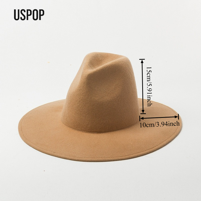 หมวกเฟโดราขนสัตว์ทรงสูงเรียบง่ - Fedora Hat Wool บทวิจารณ์และราคา