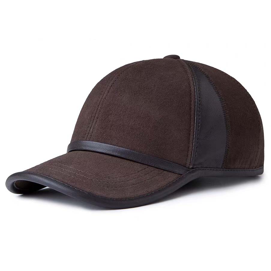 หมวกแก๊ปหนังกลับแท้สำหรับผู้ชา - Baseball Cap Structured บทวิจารณ์และราคา