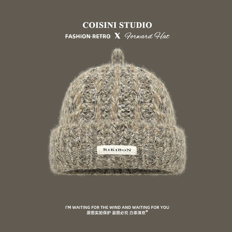 หมวกไหมพรมทรงปมเล็กสไตล์เกาหลี - Beanie Cuffed Knit บทวิจารณ์และราคา