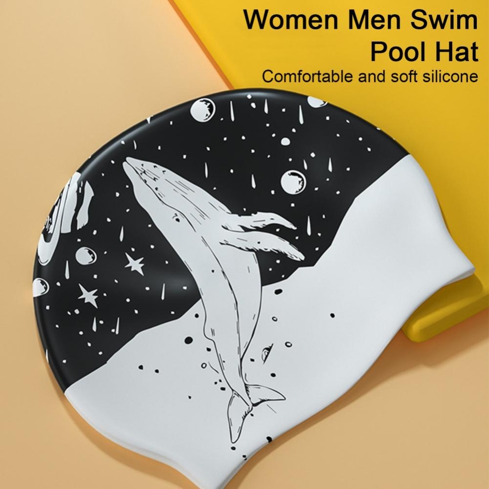 หมวกว่ายน้ำพิมพ์ลายสองด้าน ไม่ - Swim Hat Silicone บทวิจารณ์และราคา