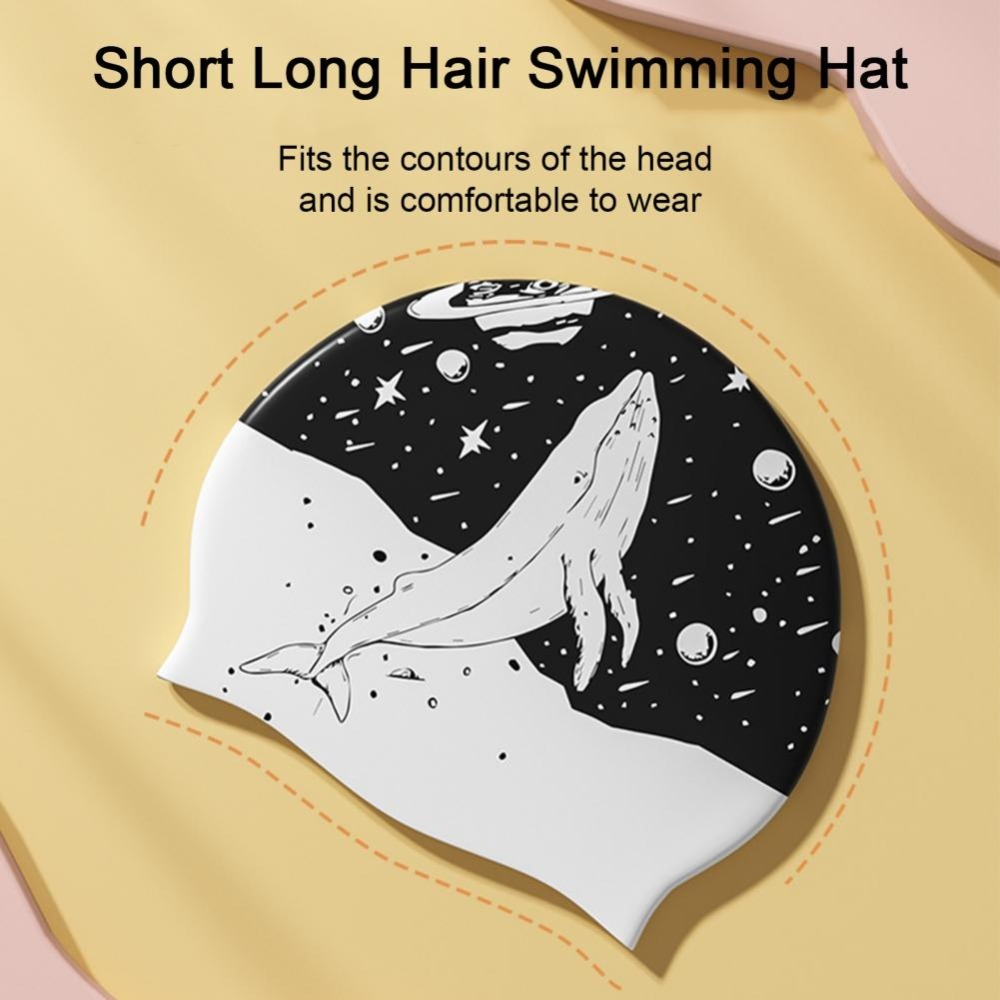 หมวกว่ายน้ำพิมพ์ลายสองด้าน ไม่ - Swim Hat Silicone บทวิจารณ์และราคา