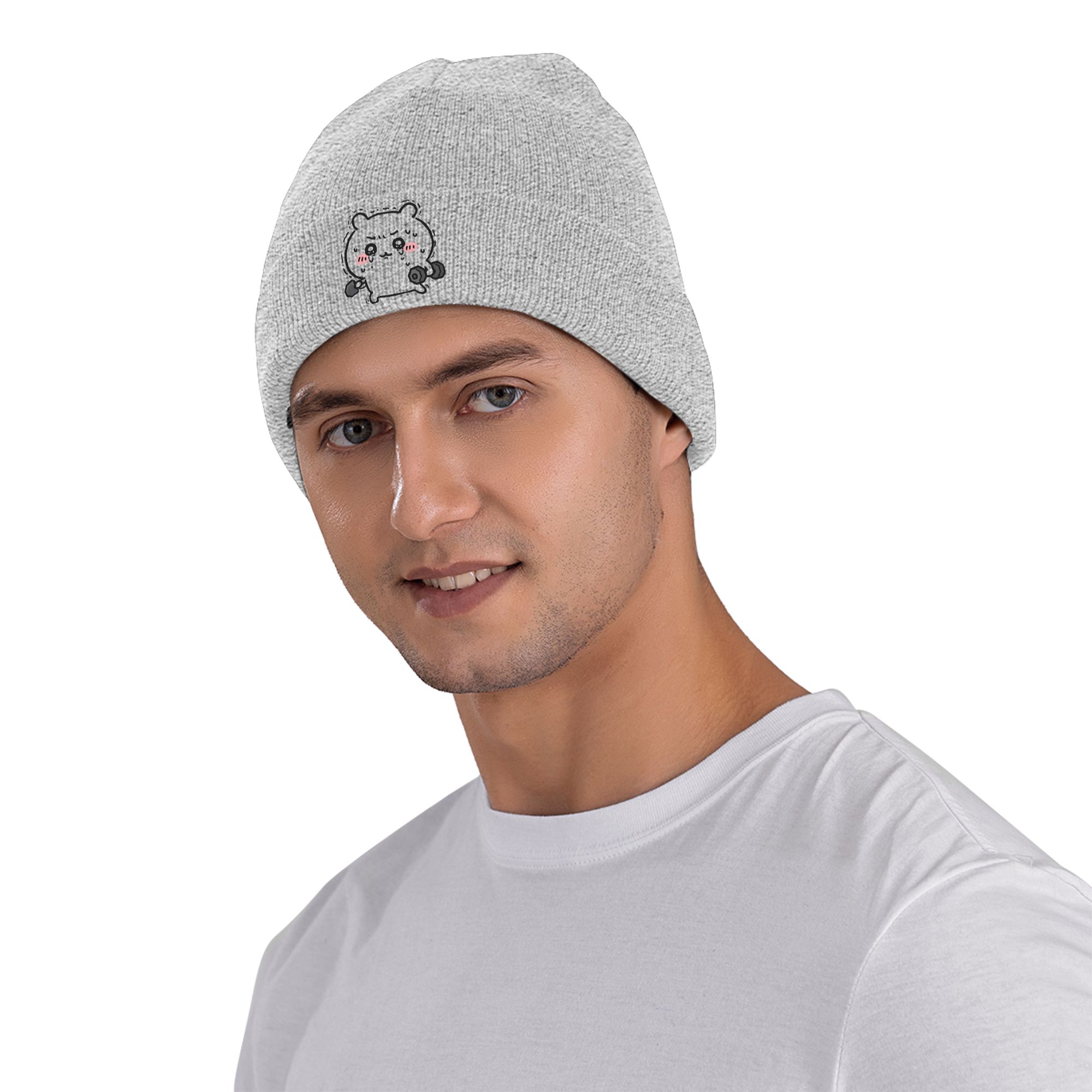 หมวกบีนนี่ถักลายริบ ขอบพับ สำห - Beanie Cuffed Knit บทวิจารณ์และราคา