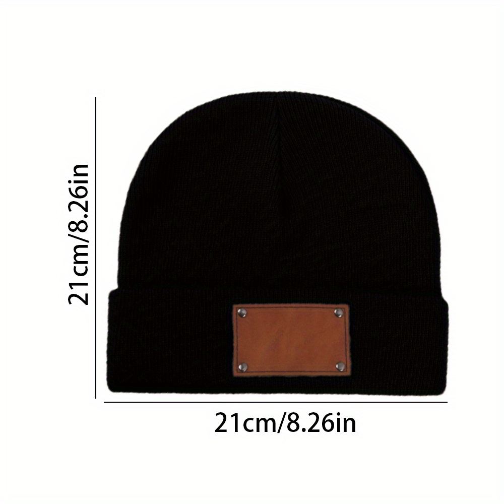 หมวกบีนนี่หนังแท้สั่งทำพิเศษ ป - Beanie Cuffed Knit บทวิจารณ์และราคา