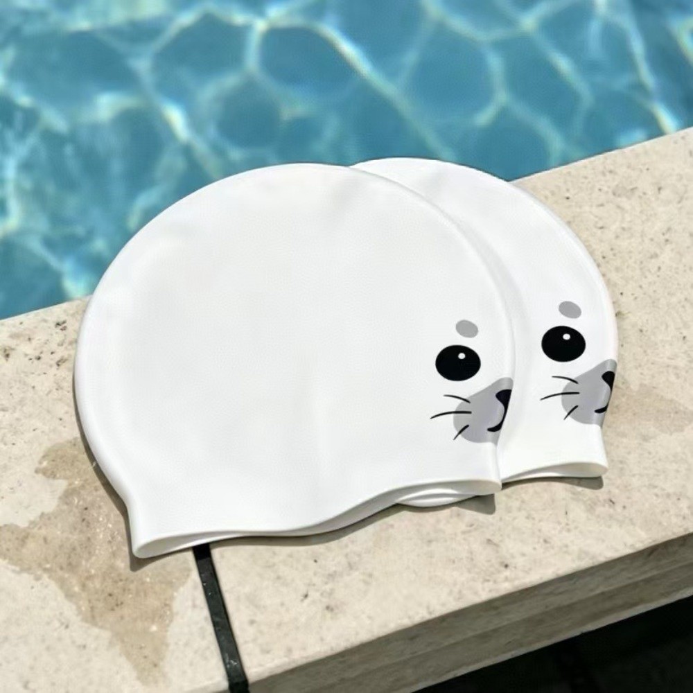 หมวกว่ายน้ำซิลิโคนกันน้ำน่ารัก - Swim Hat Silicone บทวิจารณ์และราคา