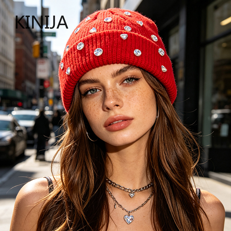 หมวกบีนนี่ถักสำหรับผู้หญิง ตกแ - Beanie Cuffed Knit บทวิจารณ์และราคา