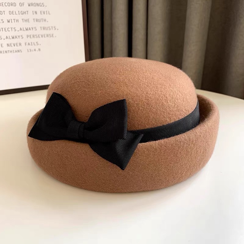 หมวกเบเร่ต์ผู้หญิงแฟชั่น ทำจาก - Beret French Wool บทวิจารณ์และราคา