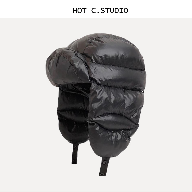หมวกหนังฤดูหนาวแบบอูชันกาบุขนเ - Trapper Hat Ear Flap บทวิจารณ์และราคา