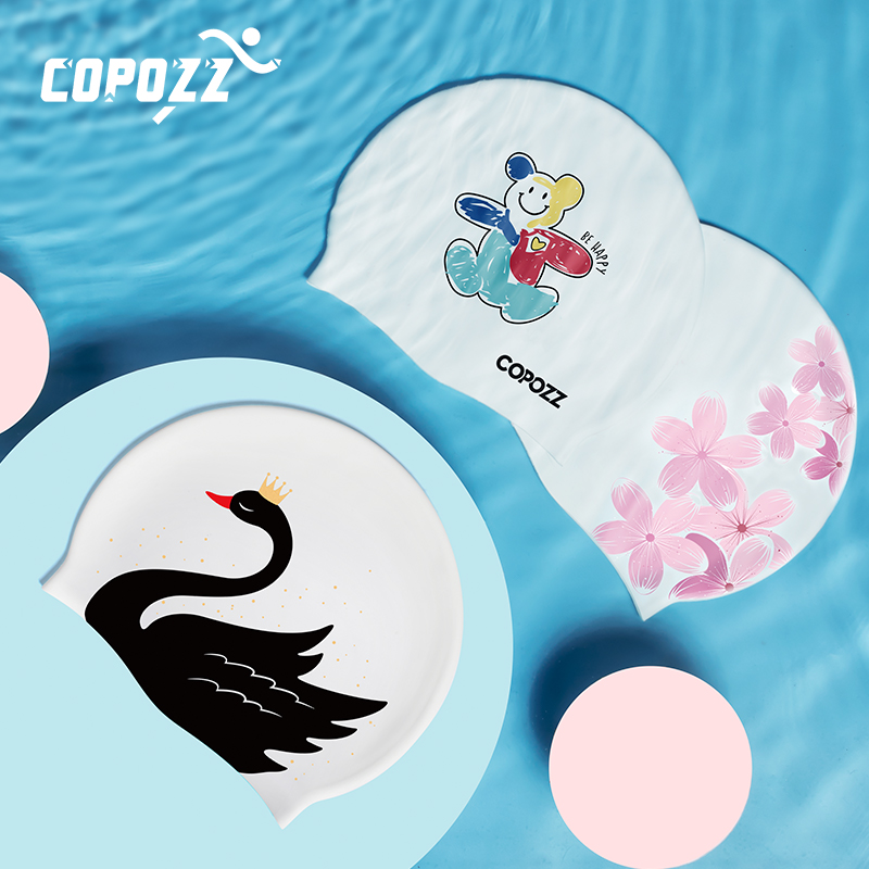 รูปแบบผู้ใหญ่หมวกว่ายน้ําผู้ชา - Swim Hat Silicone บทวิจารณ์และราคา