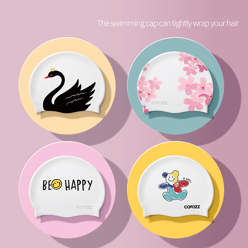 รูปแบบผู้ใหญ่หมวกว่ายน้ําผู้ชา - Swim Hat Silicone บทวิจารณ์และราคา