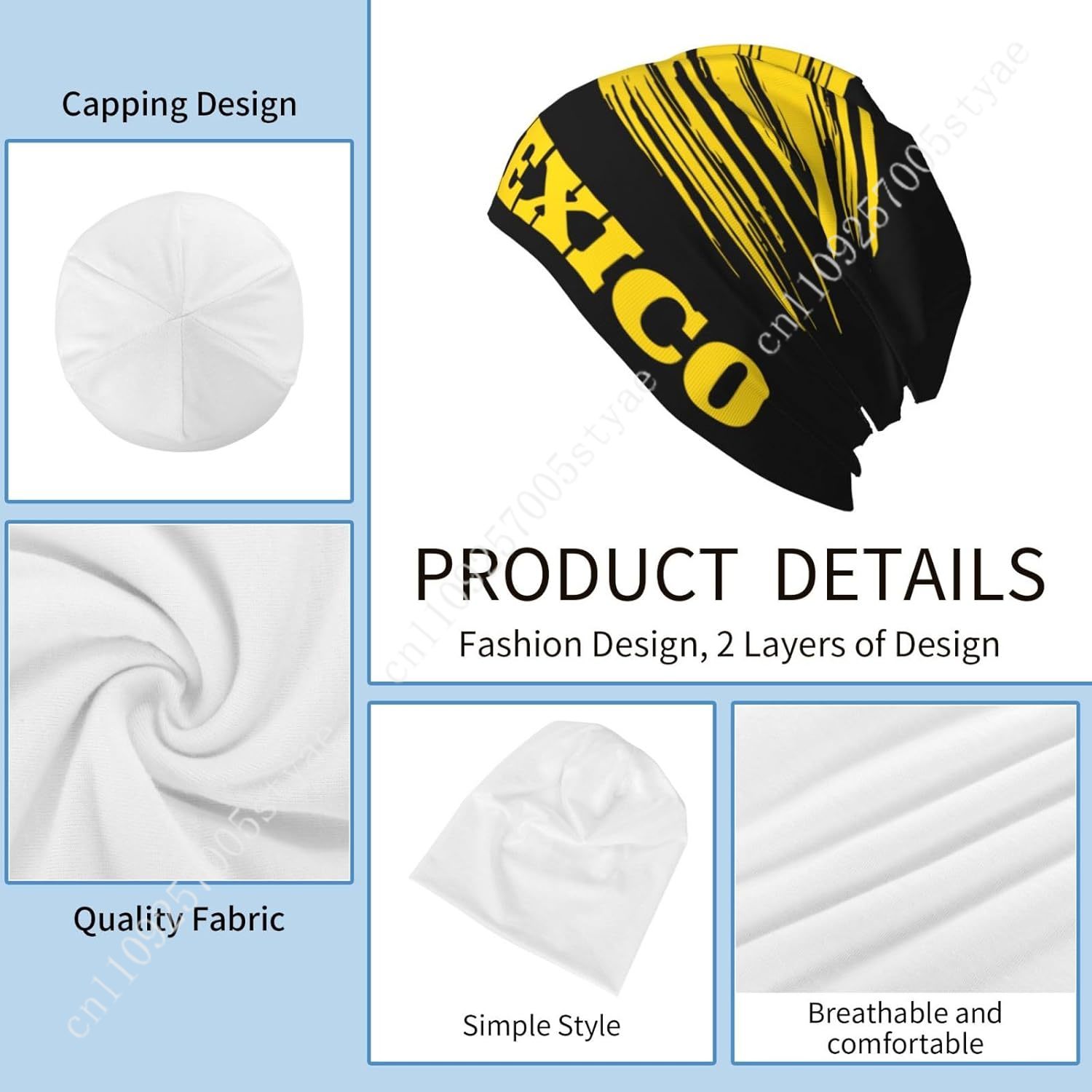 หมวกบีนนี่ลายธงชาติ สำหรับผู้ช - Beanie Cuffed Knit บทวิจารณ์และราคา