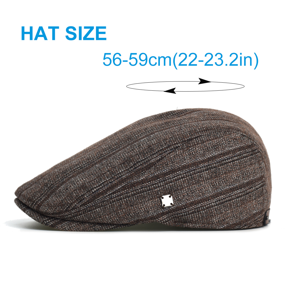 ฤดูหนาวฤดูใบไม้ร่วง Newsboy หม - Dad Hat Cotton บทวิจารณ์และราคา
