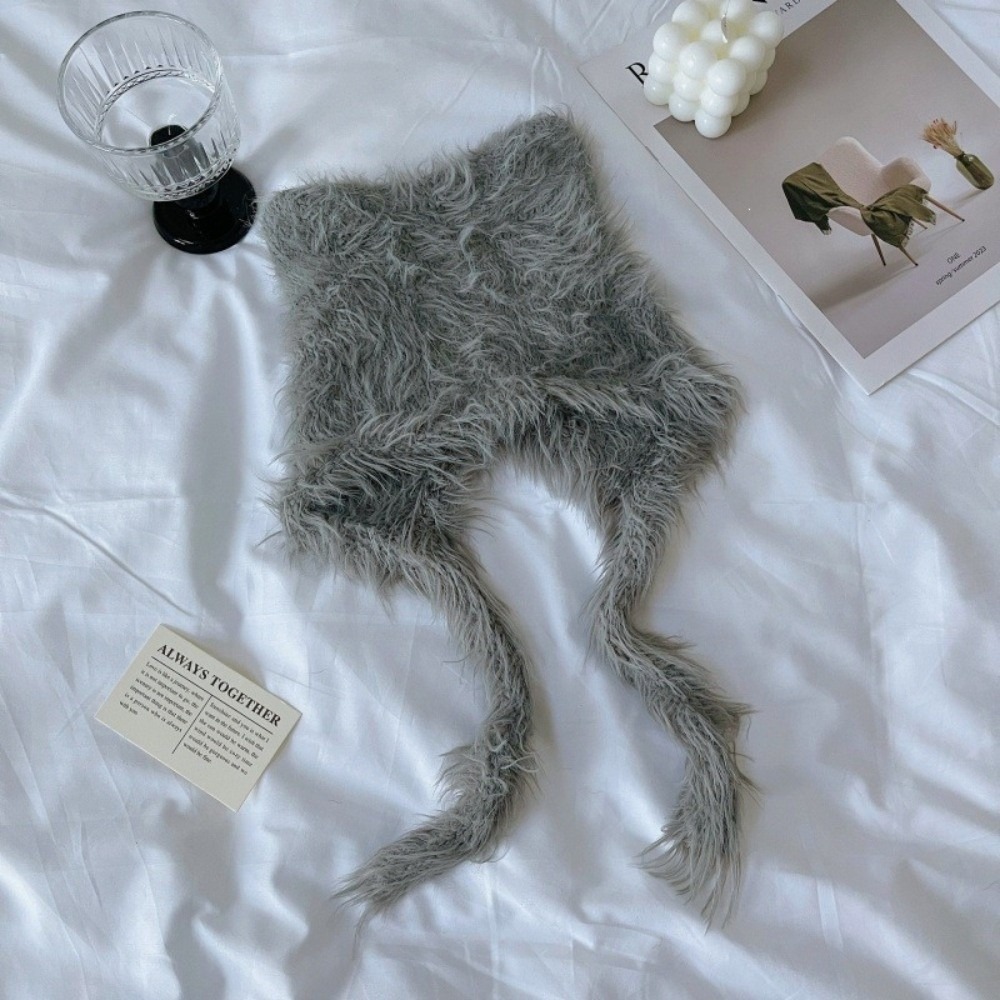 หมวกไหมพรมโพลีเอสเตอร์น่ารัก ผ - Trapper Hat Ear Flap บทวิจารณ์และราคา