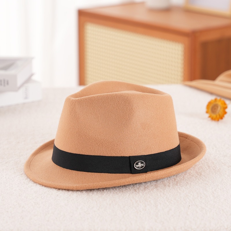 หมวกเฟโดร่าทำจากผ้าขนสัตว์ลายม - Fedora Hat Wool บทวิจารณ์และราคา