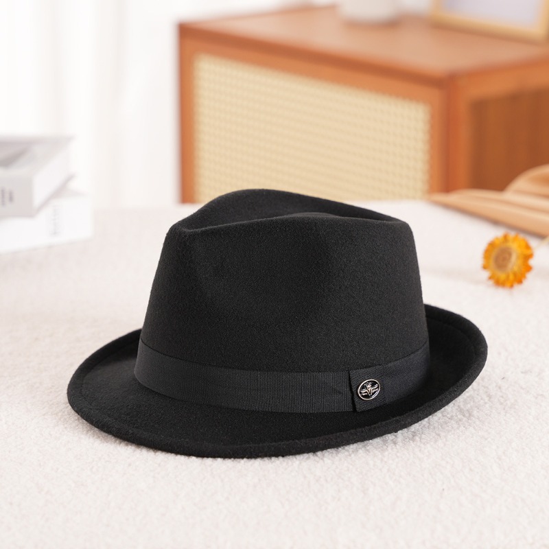 หมวกเฟโดร่าทำจากผ้าขนสัตว์ลายม - Fedora Hat Wool บทวิจารณ์และราคา