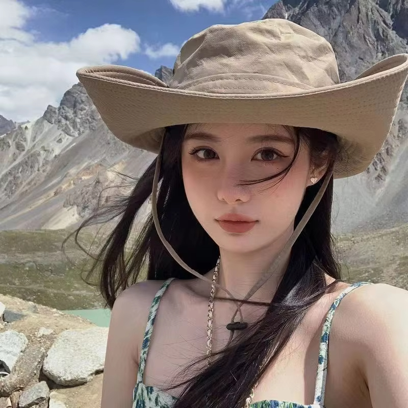 หมวกกันแดดแบบ unisex สำหรับตกป - Sun Hat Wide Brim บทวิจารณ์และราคา