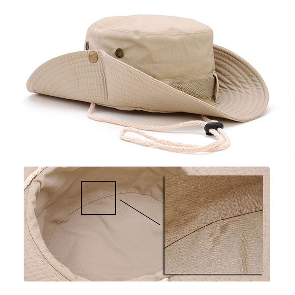 หมวกกันแดดแบบ unisex สำหรับตกป - Sun Hat Wide Brim บทวิจารณ์และราคา