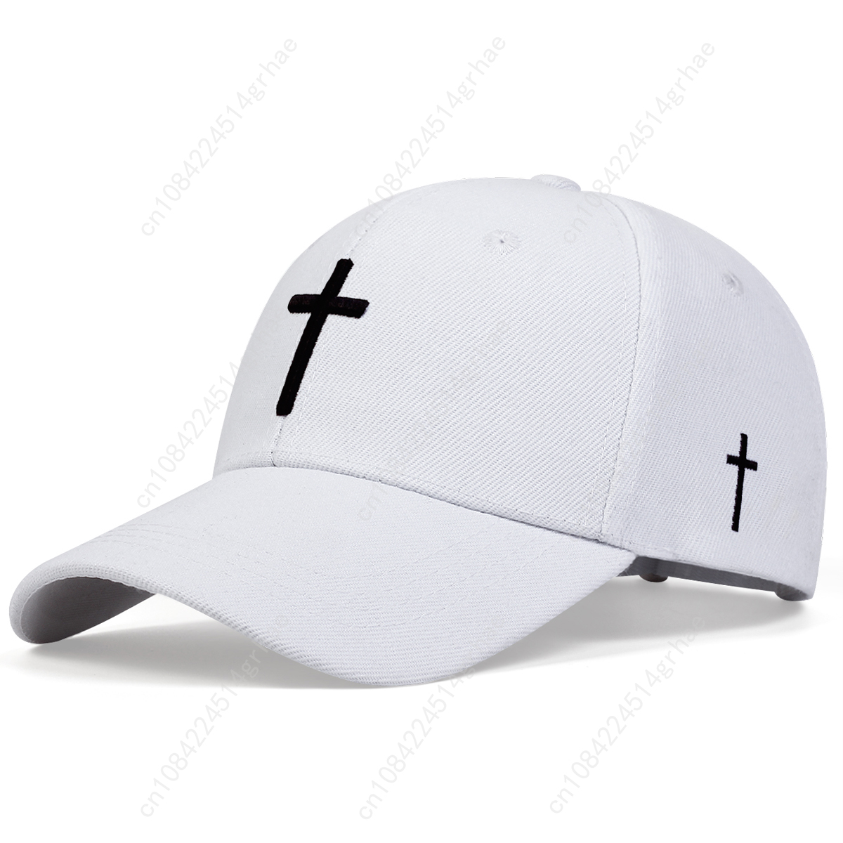 หมวกเบสบอลสีดำเรียบง่าย หมวกกอ - Dad Hat Cotton บทวิจารณ์และราคา
